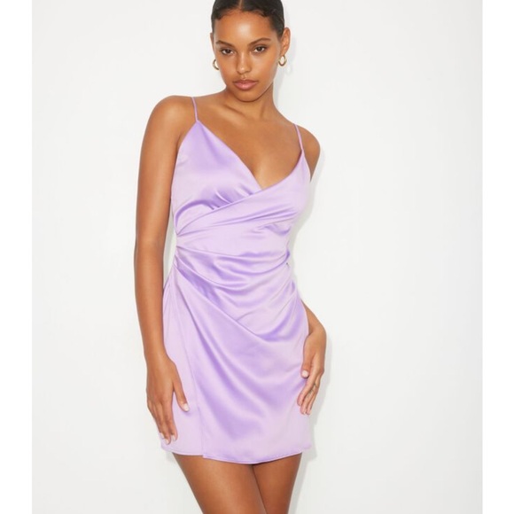 Purple Mini Dress - Picture 2 of 3